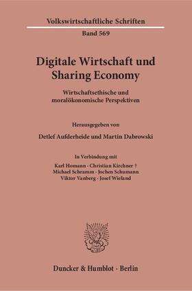 Aufderheide / Dabrowski / Wieland |  Digitale Wirtschaft und Sharing Economy | eBook | Sack Fachmedien