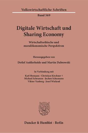 Aufderheide / Dabrowski / Wieland | Digitale Wirtschaft und Sharing Economy | E-Book | sack.de