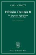 Schmitt |  Politische Theologie II | eBook | Sack Fachmedien