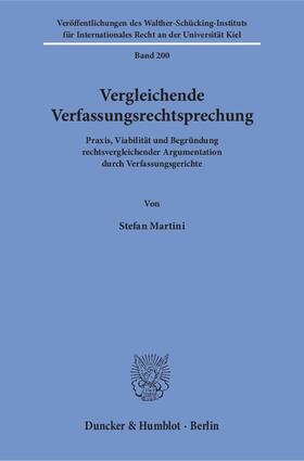 Martini |  Vergleichende Verfassungsrechtsprechung | eBook | Sack Fachmedien