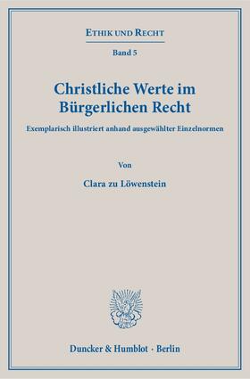 Löwenstein | Christliche Werte im Bürgerlichen Recht | E-Book | sack.de