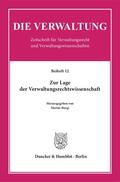 Burgi |  Zur Lage der Verwaltungsrechtswissenschaft | eBook | Sack Fachmedien