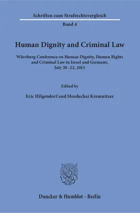Hilgendorf / Kremnitzer |  Human Dignity and Criminal Law. | eBook | Sack Fachmedien