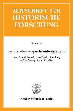 Baumbach / Carl | Landfrieden – epochenübergreifend | E-Book | sack.de