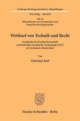 Karl |  Wettlauf von Technik und Recht | eBook | Sack Fachmedien