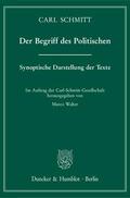 Schmitt / Walter |  Der Begriff des Politischen | eBook | Sack Fachmedien
