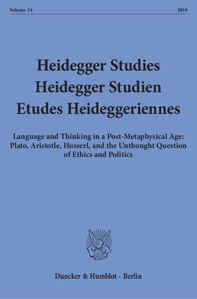 Emad / Schüßler / Herrmann |  Heidegger Studies / Heidegger Studien / Etudes Heideggeriennes. | eBook | Sack Fachmedien