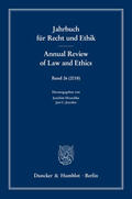 Joerden / Ortland |  Jahrbuch für Recht und Ethik / Annual Review of Law and Ethics. | eBook | Sack Fachmedien