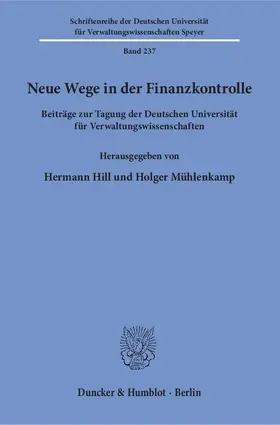Hill / Mühlenkamp | Neue Wege in der Finanzkontrolle | E-Book | sack.de
