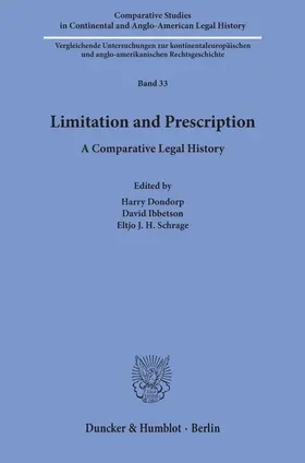 Dondorp / Schrage / Ibbetson |  Limitation and Prescription. | eBook | Sack Fachmedien