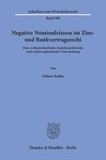 Radke |  Negative Nominalzinsen im Zins- und Bankvertragsrecht. | eBook | Sack Fachmedien
