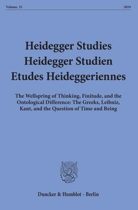 Emad / Herrmann / Coriando |  Heidegger Studies / Heidegger Studien / Etudes Heideggeriennes | eBook | Sack Fachmedien