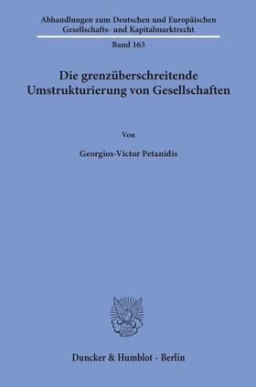 Petanidis | Die grenzüberschreitende Umstrukturierung von Gesellschaften. | E-Book | sack.de