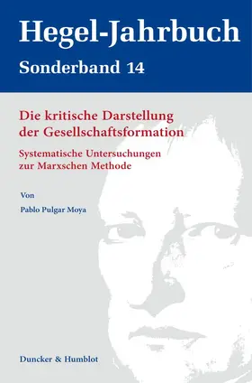 Pulgar Moya | Die kritische Darstellung der Gesellschaftsformation. | E-Book | www.sack.de