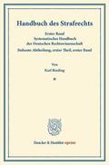 Binding |  Handbuch des Strafrechts | eBook | Sack Fachmedien