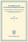 Tuhr / Binding |  Der Allgemeine Teil des Deutschen Bürgerlichen Rechts | eBook | Sack Fachmedien