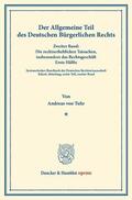 Tuhr / Binding |  Der Allgemeine Teil des Deutschen Bürgerlichen Rechts | eBook | Sack Fachmedien