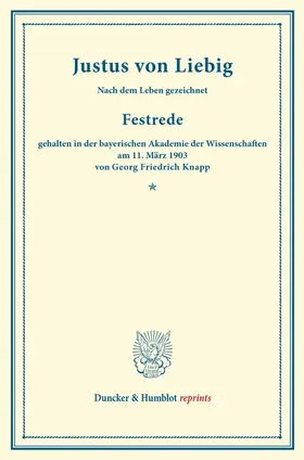 Knapp |  Justus von Liebig | eBook | Sack Fachmedien