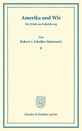 Scheller-Steinwartz |  Amerika und Wir. | eBook | Sack Fachmedien