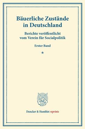 Bäuerliche Zustände in Deutschland. | E-Book | sack.de