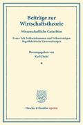 Diehl |  Beiträge zur Wirtschaftstheorie | eBook | Sack Fachmedien