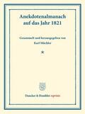 Müchler |  Anekdotenalmanach auf das Jahr 1821. | eBook | Sack Fachmedien