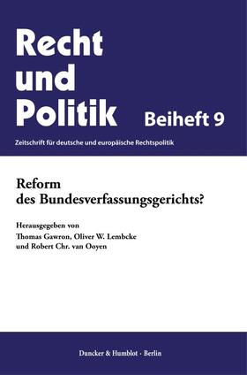 Ooyen / Gawron / Lembcke | Reform des Bundesverfassungsgerichts? | E-Book | sack.de