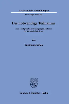 Zhao |  Die notwendige Teilnahme. | eBook | Sack Fachmedien