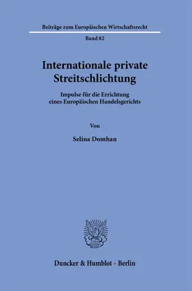 Domhan | Internationale private Streitschlichtung. | E-Book | sack.de