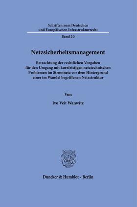 Wanwitz | Netzsicherheitsmanagement. | E-Book | sack.de