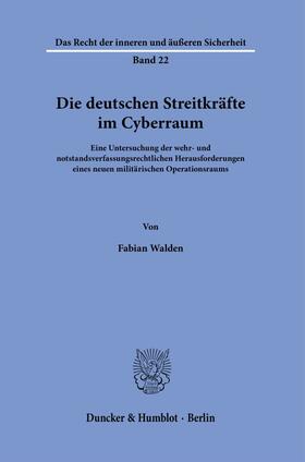 Walden | Die deutschen Streitkräfte im Cyberraum. | E-Book | sack.de