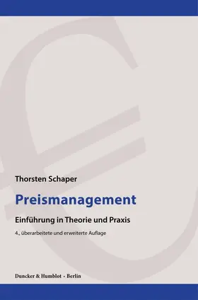 Schaper | Preismanagement. | E-Book | sack.de