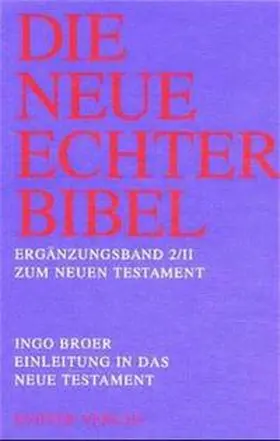 Broer |  Einleitung in das Neue Testament | Buch |  Sack Fachmedien