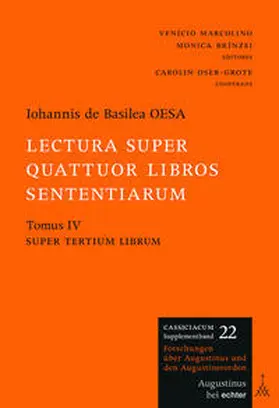 de Basilea OESA / Marcolino / Oser-Grote |  Lectura super quattuor libros Sententiarum | Buch |  Sack Fachmedien