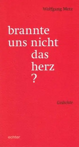 Metz |  brannte uns nicht das herz? | Buch |  Sack Fachmedien