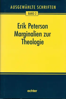 Peterson |  Marginalien zur Theologie und andere Schriften | eBook | Sack Fachmedien