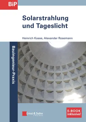 Kaase / Rosemann |  Solarstrahlung und Tageslicht | Buch |  Sack Fachmedien