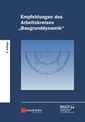 Deutsche Gesellschaft für Geotechnik e.V. |  Empfehlungen des Arbeitskreises "Baugrunddynamik" | Buch |  Sack Fachmedien