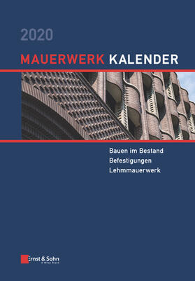 Jäger | Mauerwerk-Kalender 2020 | Buch | 978-3-433-03252-7 | sack.de