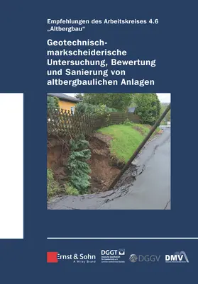 Deutsche Gesellschaft für Geotechnik / Deutsche Gesellschaft für Geotechnik e.V. |  Geotechnisch-markscheiderische Untersuchung, Bewertung und Sanierung von altbergbaulichen Anlagen - Empfehlungen des Arbeitskreises Altbergbau | Buch |  Sack Fachmedien