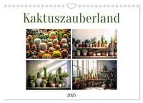 CALVENDO / Jaszke JBJart |  Kaktuszauberland (Wandkalender 2025 DIN A4 quer), CALVENDO Monatskalender | Sonstiges |  Sack Fachmedien