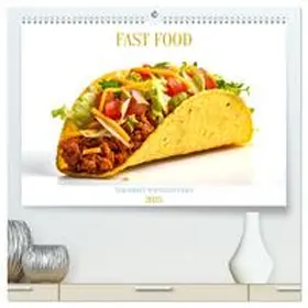 CALVENDO / Alberts |  FAST FOOD (hochwertiger Premium Wandkalender 2025 DIN A2 quer), Kunstdruck in Hochglanz | Sonstiges |  Sack Fachmedien