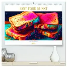 CALVENDO / Alberts |  FAST FOOD KUNST (hochwertiger Premium Wandkalender 2025 DIN A2 quer), Kunstdruck in Hochglanz | Sonstiges |  Sack Fachmedien