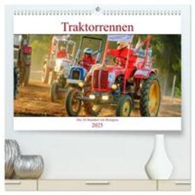 Simlinger / CALVENDO | Traktorrennen - die 24 Stunden von Reingers (hochwertiger Premium Wandkalender 2025 DIN A2 quer), Kunstdruck in Hochglanz | Sonstiges | 978-3-435-01816-1 | sack.de