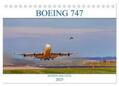 CALVENDO / Simlinger |  BOEING 747 - Königin der Lüfte (Tischkalender 2025 DIN A5 quer), CALVENDO Monatskalender | Sonstiges |  Sack Fachmedien