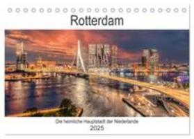 Schröder / CALVENDO |  Rotterdam - Die heimliche Hauptstadt der Niederlande (Tischkalender 2025 DIN A5 quer), CALVENDO Monatskalender | Sonstiges |  Sack Fachmedien