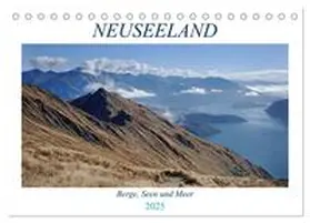 CALVENDO / Gothe |  Neuseeland - Berge, Seen und Meer (Tischkalender 2025 DIN A5 quer), CALVENDO Monatskalender | Sonstiges |  Sack Fachmedien