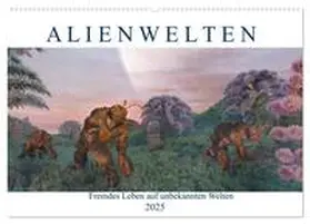 CALVENDO / Schröder |  Alienwelten (Wandkalender 2025 DIN A2 quer), CALVENDO Monatskalender | Sonstiges |  Sack Fachmedien