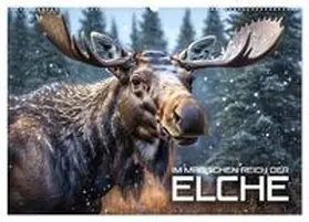 CALVENDO / Utz |  Im magischen Reich der Elche (Wandkalender 2025 DIN A2 quer), CALVENDO Monatskalender | Sonstiges |  Sack Fachmedien