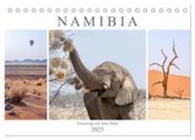 Hahn / CALVENDO | Namibia - unterwegs mit Julia Hahn (Tischkalender 2025 DIN A5 quer), CALVENDO Monatskalender | Sonstiges | 978-3-435-05811-2 | sack.de